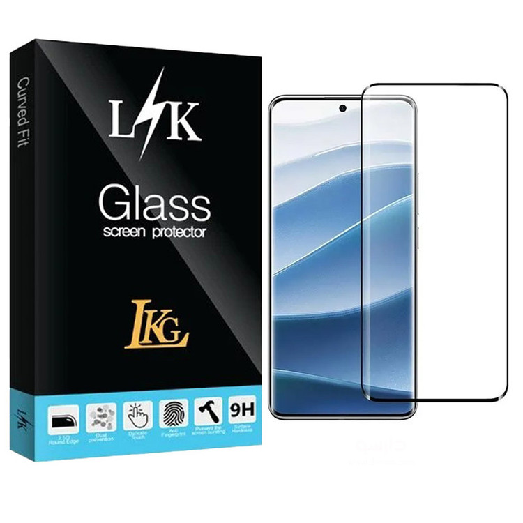 محافظ صفحه نمایش ال کا جی مدل فول چسب مناسب برای گوشی موبایل شیائومی Redmi Note 14 Pro Plus 5G