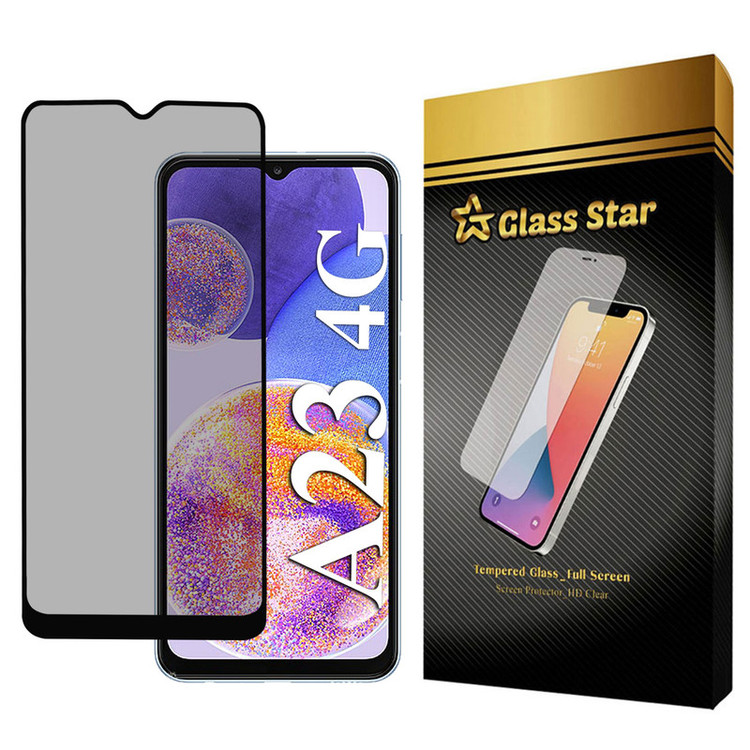 محافظ صفحه نمایش حریم شخصی گلس استار مدل PFGA مناسب برای گوشی موبایل سامسونگ Galaxy A23 4G