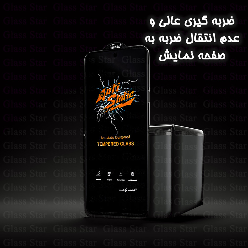 محافظ صفحه نمایش آنتی استاتیک گلس استار مدل ANTIDUSTSNW مناسب برای گوشی موبایل اپل iPhone 14/iPhone 13/iPhone 13 Pro