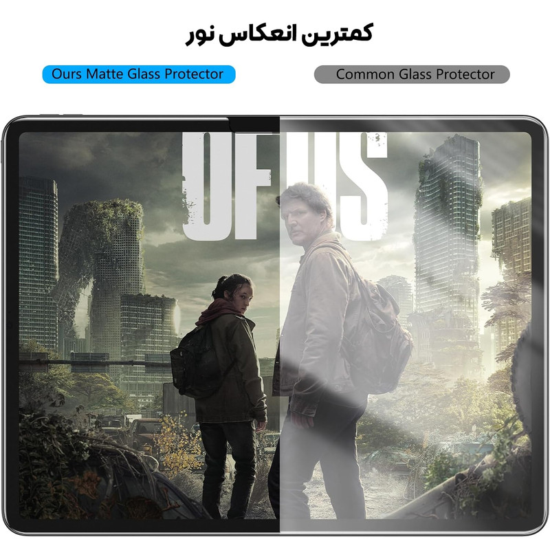 محافظ صفحه نمایش مات بادیگارد مدل Matte Tab مناسب برای تبلت اپل iPad Air 13" M2 2024 / iPad Air 13" M3 2025
