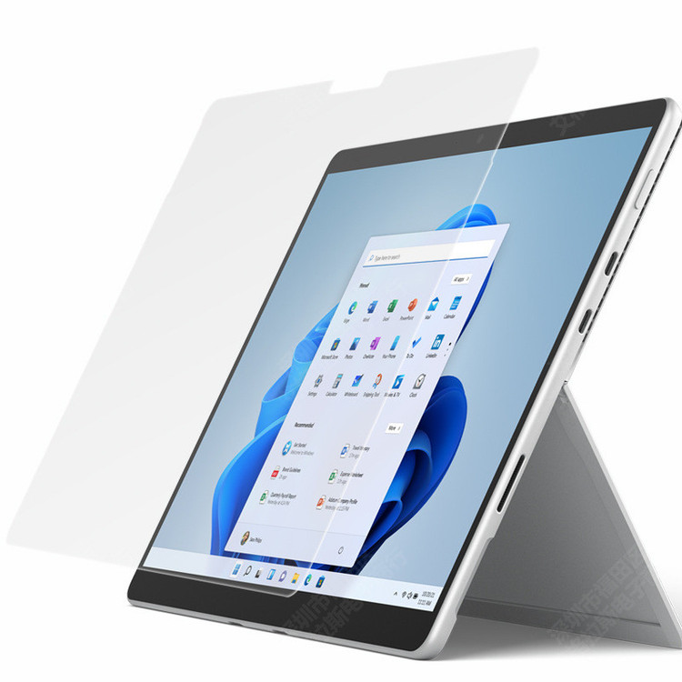 محافظ صفحه نمایش مدل tempered مناسب برای تبلت مایکروسافت Surface Pro X