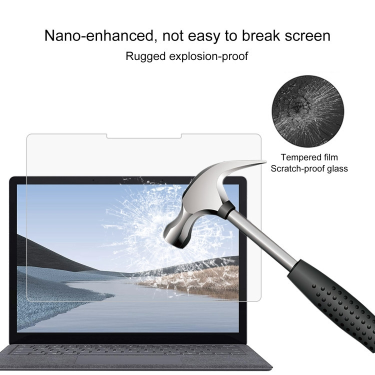 محافظ صفحه نمایش مدل tempered مناسب برای تبلت مایکروسافت Surface Pro X