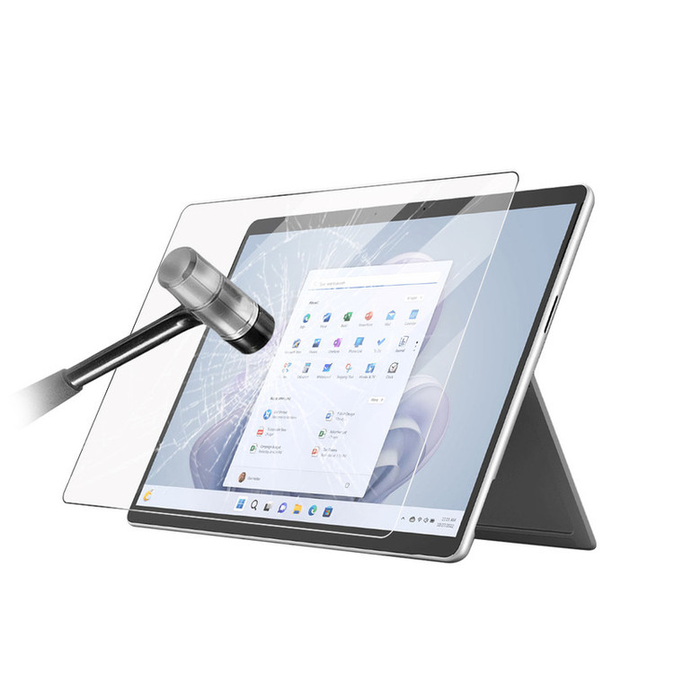محافظ صفحه نمایش مدل tempered مناسب برای تبلت مایکروسافت Surface Pro X