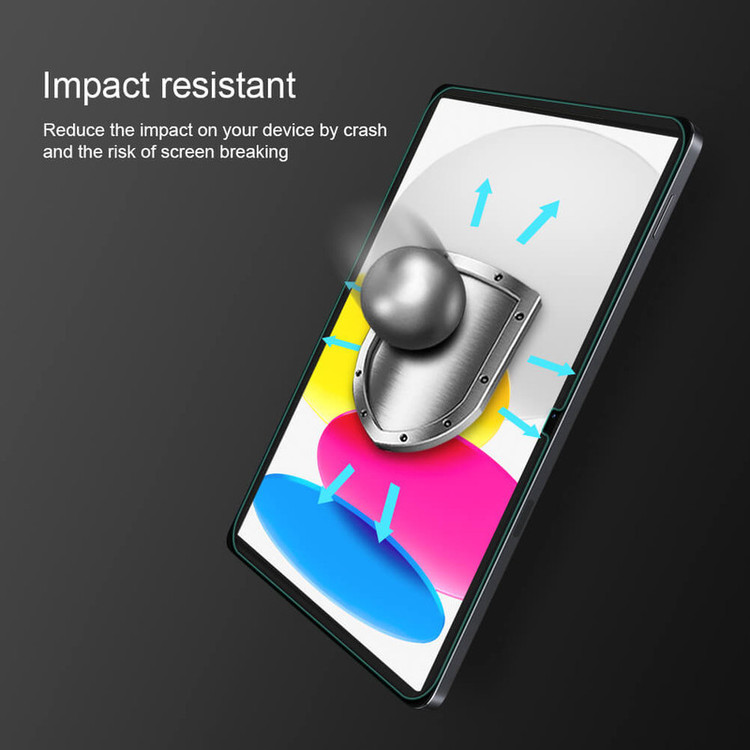 محافظ صفحه نمایش بوف مدل 5D-Plus مناسب برای تبلت اپل iPad A16/ iPad 11 2025 / iPad 10/ iPad 10.9 2022