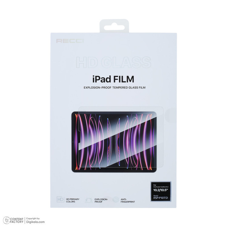محافظ صفحه نمایش رسی مدل RSP-P10TD مناسب برای تبلت اپل iPad Pro / Air 10.5 / iPad 10.2