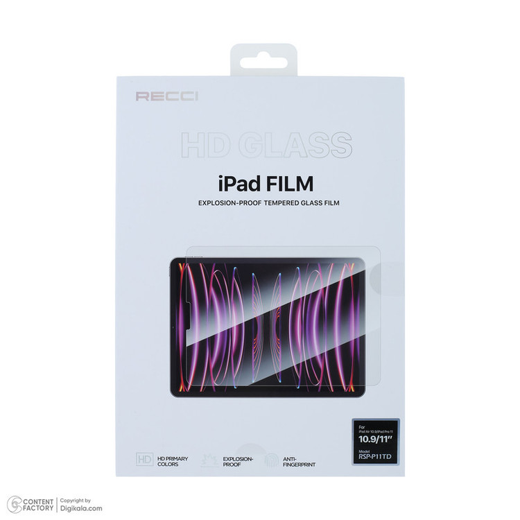 محافظ صفحه نمایش رسی مدل RSP-P11TD مناسب برای تبلت اپل iPad Air 1.9 / iPad Pro 11