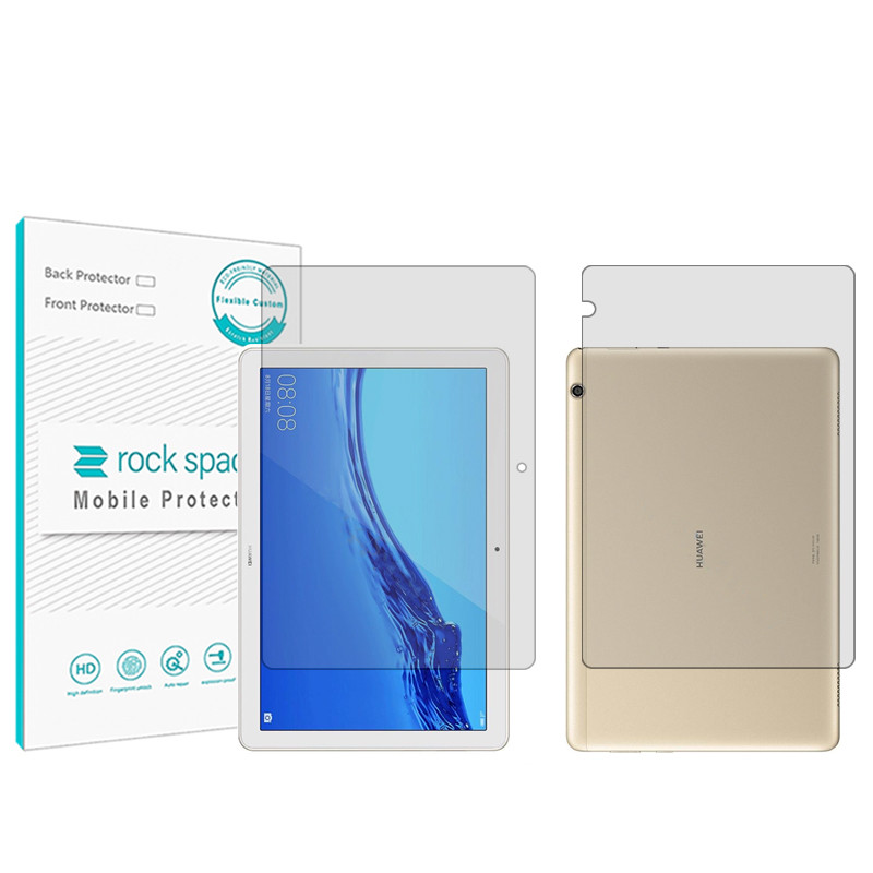 محافظ صفحه نمایش شفاف راک اسپیس مدل HyGEL مناسب برای تبلت هوآوی Enjoy Tablet 2 10.1 به همراه محافظ پشت گوشی