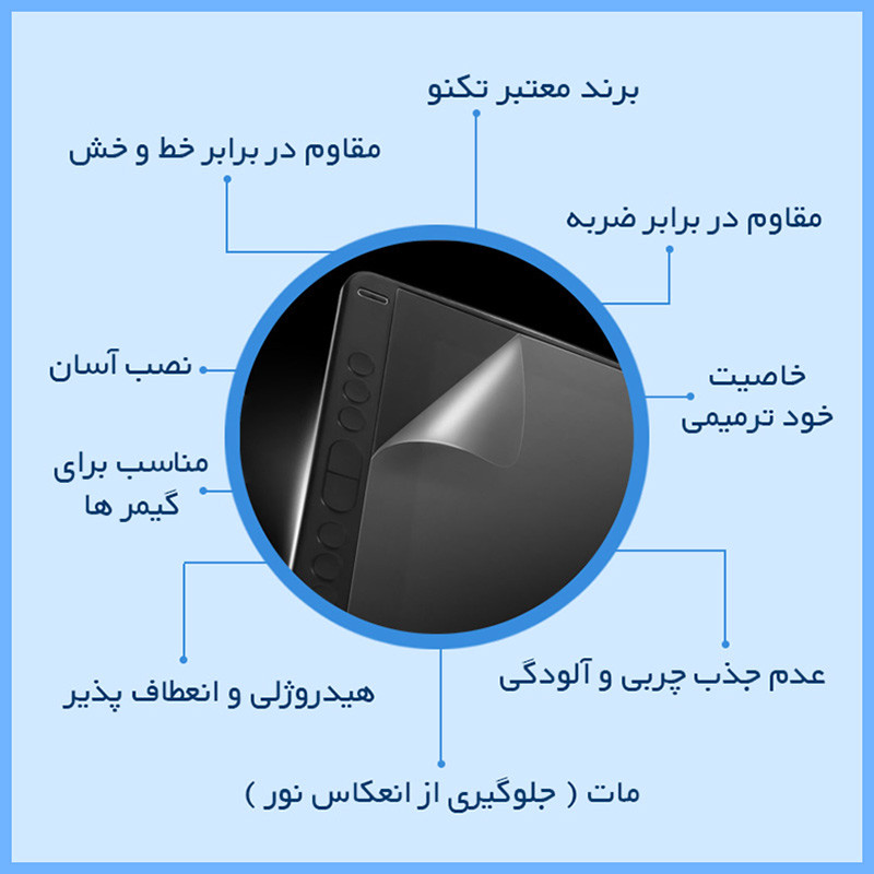 محافظ صفحه نمایش مات تکنو مدل HyMTT مناسب برای تبلت لنوو Tab 4 10 Plus