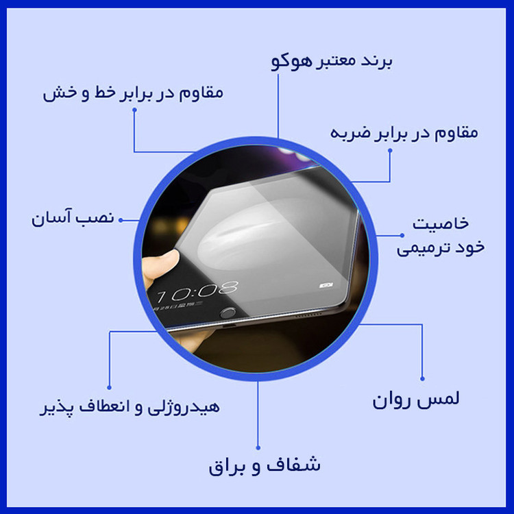 محافظ صفحه نمایش شفاف هوکو مدل HyGEL مناسب برای تبلت هوآوی MatePad 11.5 wifi