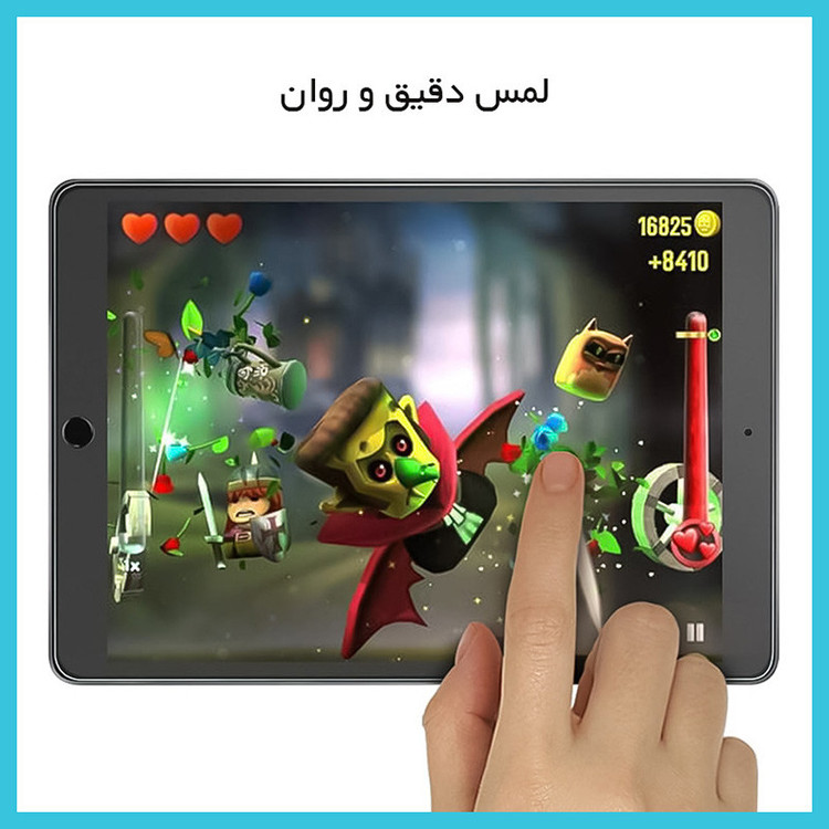 محافظ صفحه نمایش گیمینگ راک اسپیس مدل HyGAM مناسب برای تبلت سامسونگ Galaxy Tab A 8.0 & S Pen (2019)