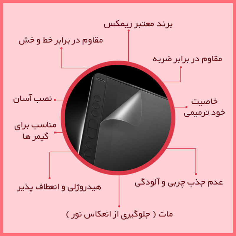 محافظ صفحه نمایش مات ریمکس مدل HyMTT مناسب برای تبلت لنوو Tab10 TB-X103F