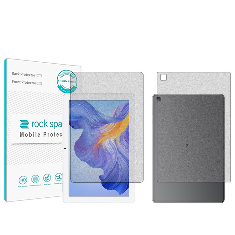 محافظ صفحه نمایش مات راک اسپیس مدل HyMTT مناسب برای تبلت آنر Pad X8 Lite به همراه محافظ پشت تبلت
