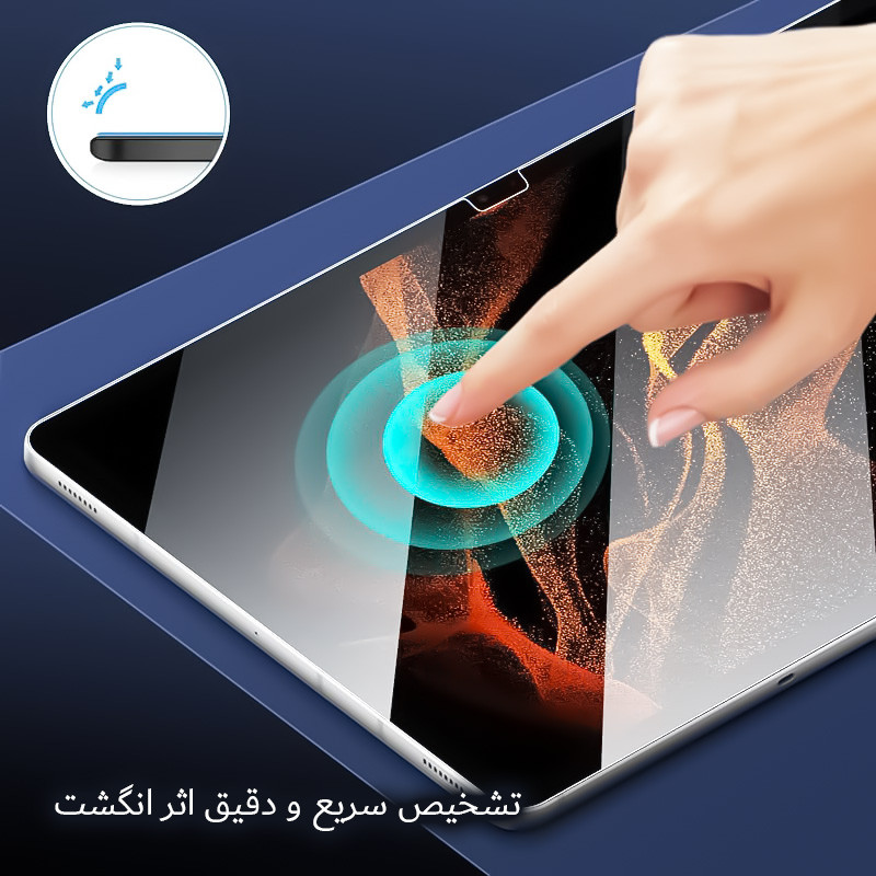محافظ صفحه ضد اشعه آبی راک اسپیس مدل HyBLU مناسب برای تبلت اپل iPad 9.7 (2017)