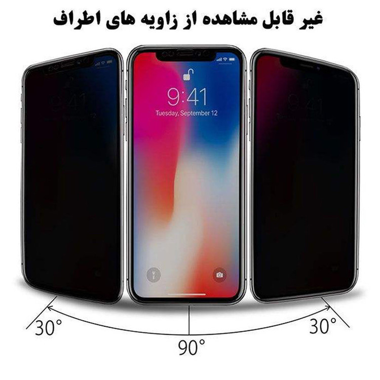 محافظ صفحه نمایش حریم شخصی وایت ولف مدل WGP3 مناسب برای گوشی موبایل سامسونگ Galaxy A53 5G