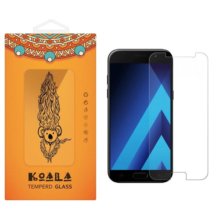 محافظ صفحه نمایش شیشه ای کوالا مدل Tempered مناسب برای گوشی موبایل سامسونگ Galaxy A7 2017