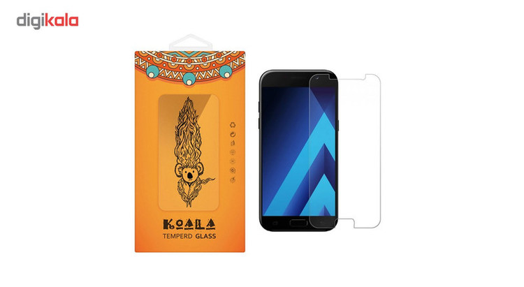 محافظ صفحه نمایش شیشه ای کوالا مدل Tempered مناسب برای گوشی موبایل سامسونگ Galaxy A7 2017