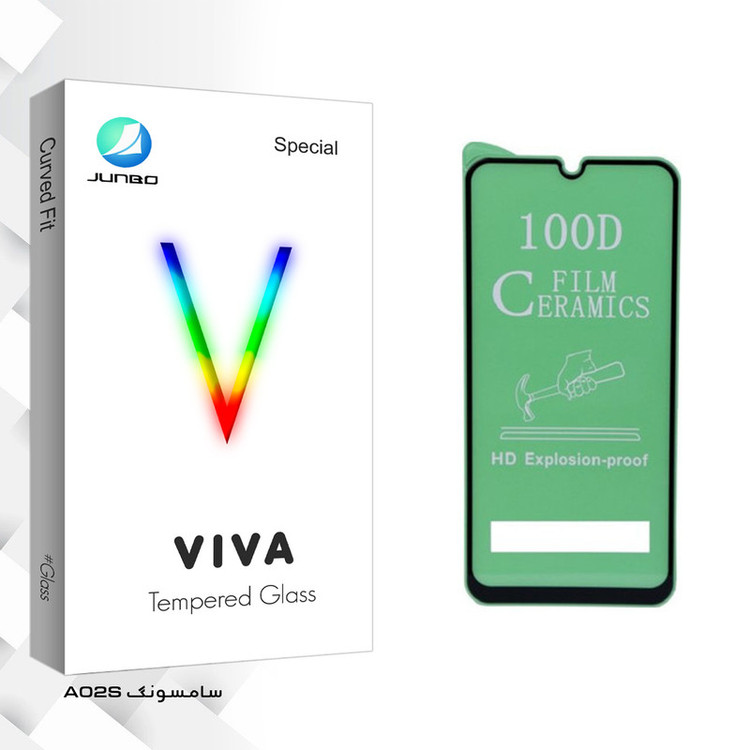 محافظ صفحه نمایش جانبو مدل Viva Glass مناسب برای گوشی موبایل سامسونگ galaxy A02S