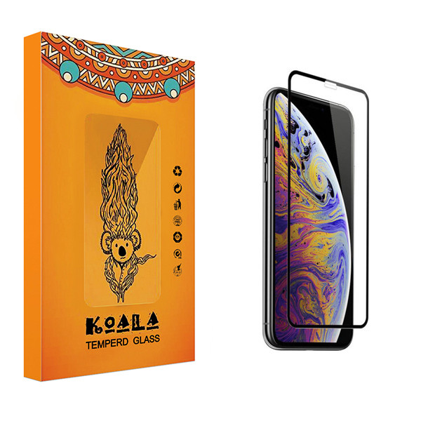 محافظ صفحه نمایش شیشه ای کوآلا مدل Fade مناسب برای گوشی موبایل اپل iPhone Xs max