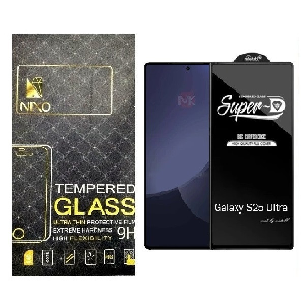 محافظ صفحه نمایش نیکسو مدل Super D مناسب برای گوشی موبایل سامسونگ Galaxy S25 Ultra