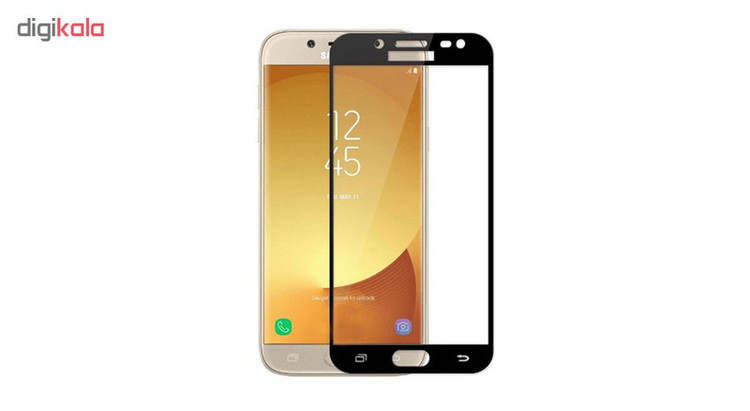 محافظ صفحه نمایش نیکسو مدل Full Glue مناسب برای گوشی موبایل سامسونگ گلکسی J7 Pro