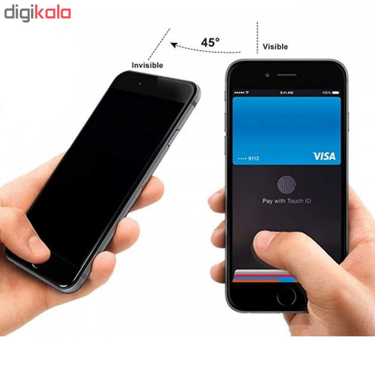 محافظ صفحه نمایش حریم شخصی اسپایدر مدل S-FG002 مناسب برای گوشی موبایل اپل iPhone 7