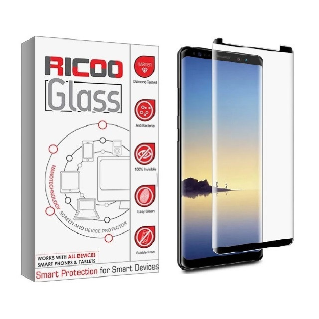 محافظ صفحه نمایش دور چسب ریکوو مدل Short 3D مناسب برای گوشی موبایل سامسونگ Galaxy Note 9