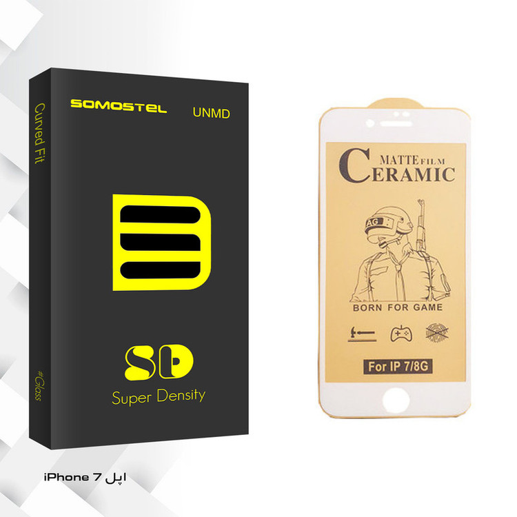 محافظ صفحه نمایش سرامیکی سوماستل مدل Sd Glass مناسب برای گوشی موبایل اپل iPhone 7