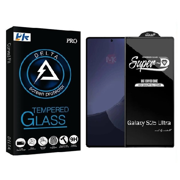 محافظ صفحه نمایش پی کی مدل Super D مناسب برای گوشی موبایل سامسونگ Galaxy S25 Ultra