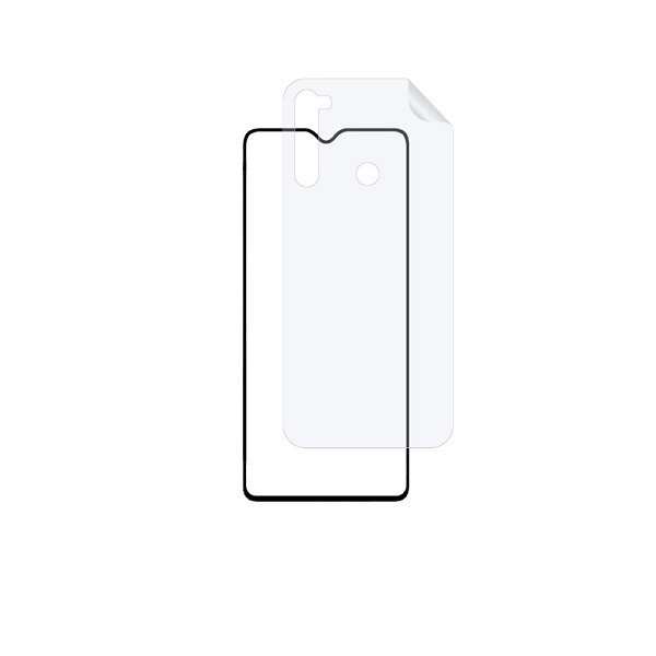 محافظ صفحه نمایش مای سیحان مدل 2FN مناسب برای گوشی موبایل شیائومی Redmi Note 8 به همراه محافظ پشت گوشی