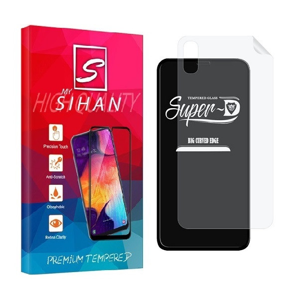 محافظ صفحه نمایش مای سیحان مدل 2SN- مناسب برای گوشی موبایل اپل iPhone XS Max به همراه محافظ پشت گوشی