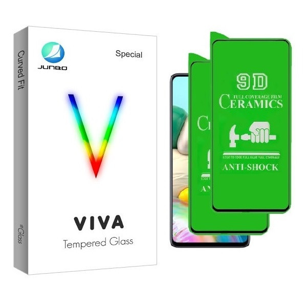 محافظ صفحه نمایش جانبو مدل CR مناسب برای گوشی موبایل سامسونگ Galaxy A21s بسته 2عددی