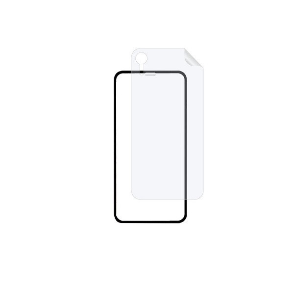 محافظ صفحه نمایش گریفین مدل 2FN مناسب برای گوشی موبایل اپل iPhone XR به همراه محافظ پشت گوشی