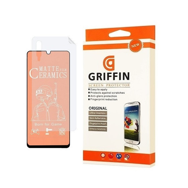محافظ صفحه نمایش گریفین مدل 2CMN مناسب برای گوشی موبایل سامسونگ Galaxy A70 به همراه محافظ پشت گوشی