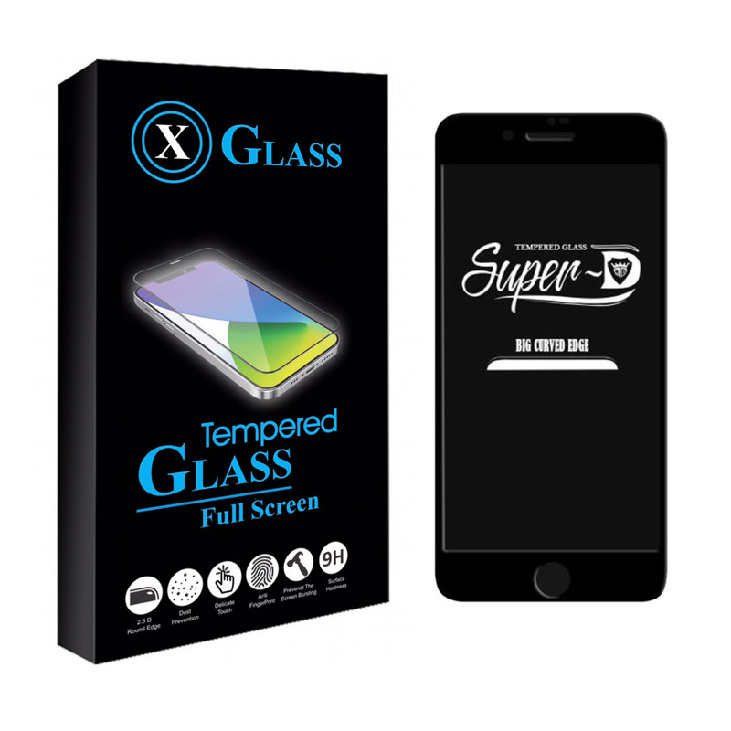 محافظ صفحه نمایش ایکس گلس مدل سوپر دی مناسب برای گوشی موبایل اپل IPHONE 8 PLUS