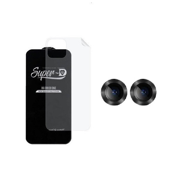 محافظ صفحه نمایش اسپایدر مدل 2SN مناسب برای گوشی موبایل اپل iPhone 11 به همراه محافظ پشت گوشی و محافظ لنز دوربین