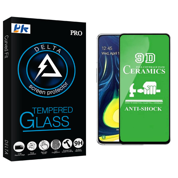 محافظ صفحه نمایش 9D پی کی مدل Delta Glass مناسب برای گوشی موبایل سامسونگ Galaxy A50 / A50s / A30