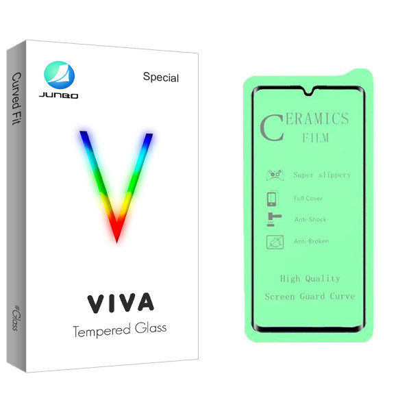 محافظ صفحه نمایش سرامیکی جانبو مدل Viva Glass مناسب برای گوشی موبایل سامسونگ Galaxy A30