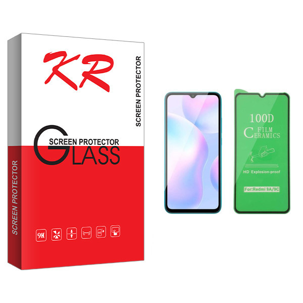 محافظ صفحه نمایش سرامیکی کی آر مدل +HD مناسب برای گوشی موبایل شیائومی Redmi 9A