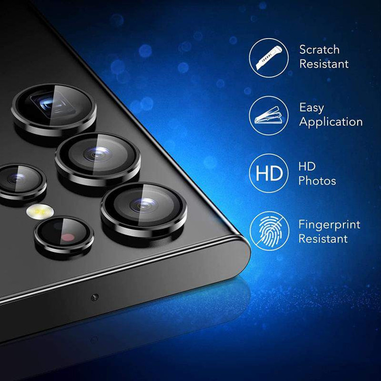 محافظ لنز دوربین اسپایدر مدل رینگی مناسب برای گوشی موبایل سامسونگ Galaxy S22 Ultra