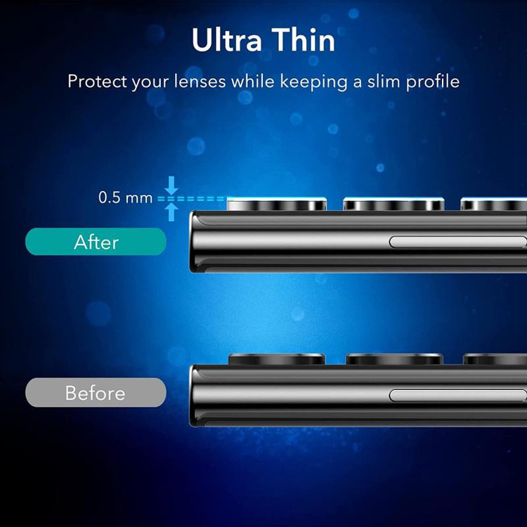 محافظ لنز دوربین اسپایدر مدل رینگی مناسب برای گوشی موبایل سامسونگ Galaxy S22 Ultra