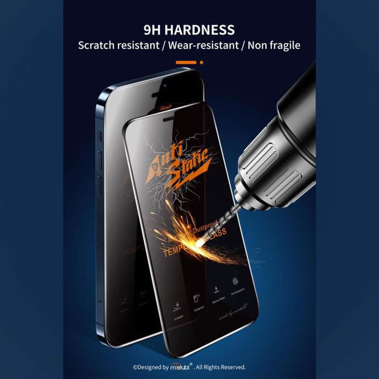محافظ صفحه نمایش ایکس گلس مدل آنتی استاتیک مناسب برای گوشی موبایل اپل IPHONE 12 PRO MAX