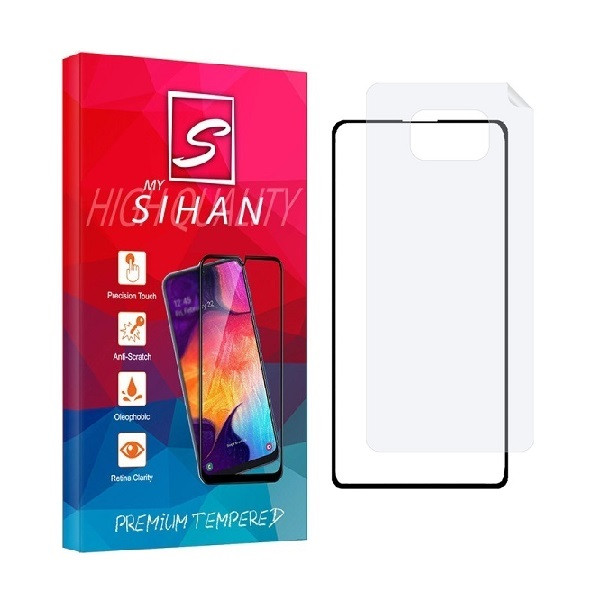 محافظ صفحه نمایش مای سیحان مدل 2FN مناسب برای گوشی موبایل شیائومی Poco X3 به همراه محافظ پشت گوشی