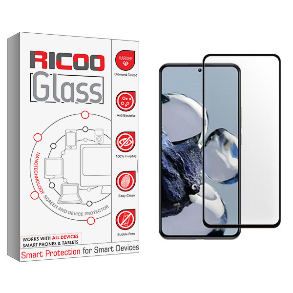 محافظ صفحه نمایش شیشه ای ریکو مدل RC مناسب برای گوشی موبایل شیائومی 12T