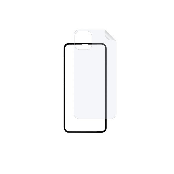 محافظ صفحه نمایش مای سیحان مدل 2FN مناسب برای گوشی موبایل اپل iPhone 11 Pro Max به همراه محافظ پشت گوشی