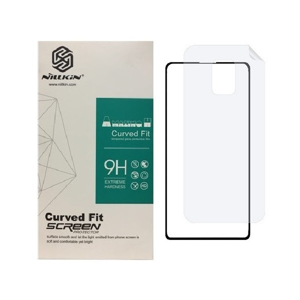 محافظ صفحه نمایش  مدل 2FN مناسب برای گوشی موبایل شیائومی Redmi Note 9s به همراه محافظ پشت گوشی