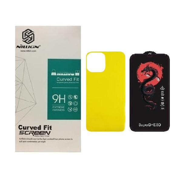 محافظ صفحه نمایش  مدل HORO مناسب برای گوشی موبایل اپل iPhone 13 Pro به همراه محافظ پشت گوشی