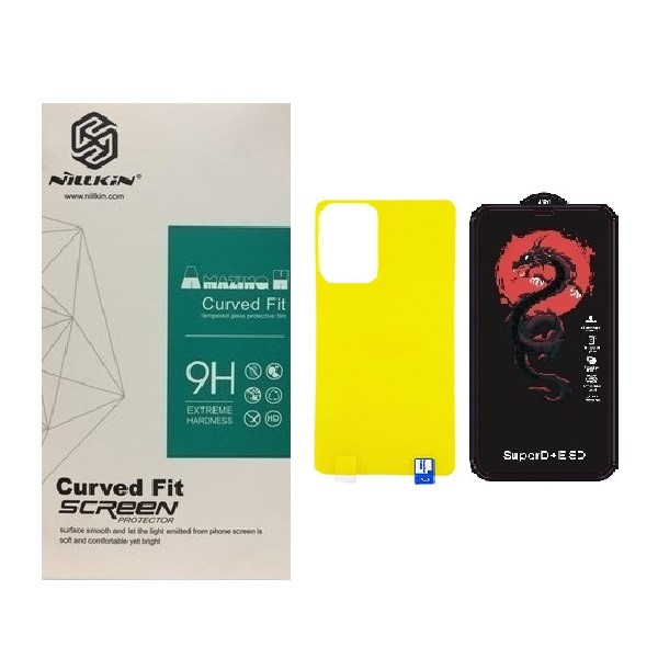 محافظ صفحه نمایش  مدل HORO مناسب برای گوشی موبایل سامسونگ Galaxy A52 به همراه محافظ پشت گوشی