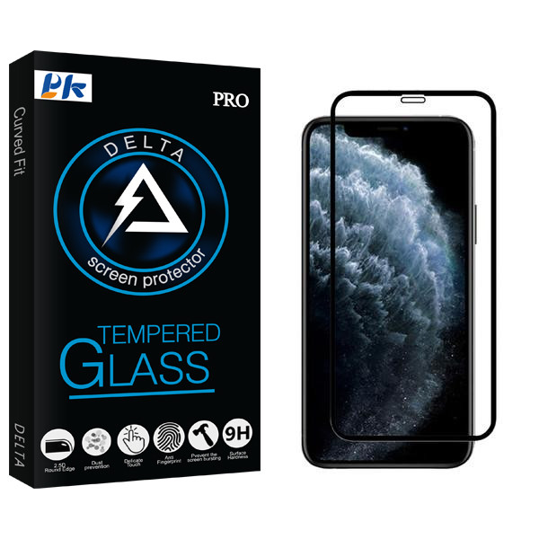 محافظ صفحه نمایش پی کی مدل Delta مناسب برای گوشی موبایل اپل iPhone 11 Pro