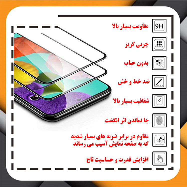 محافظ صفحه نمایش گودزیلا مدل FUll مناسب برای گوشی موبایل اپل Iphone 12 Pro