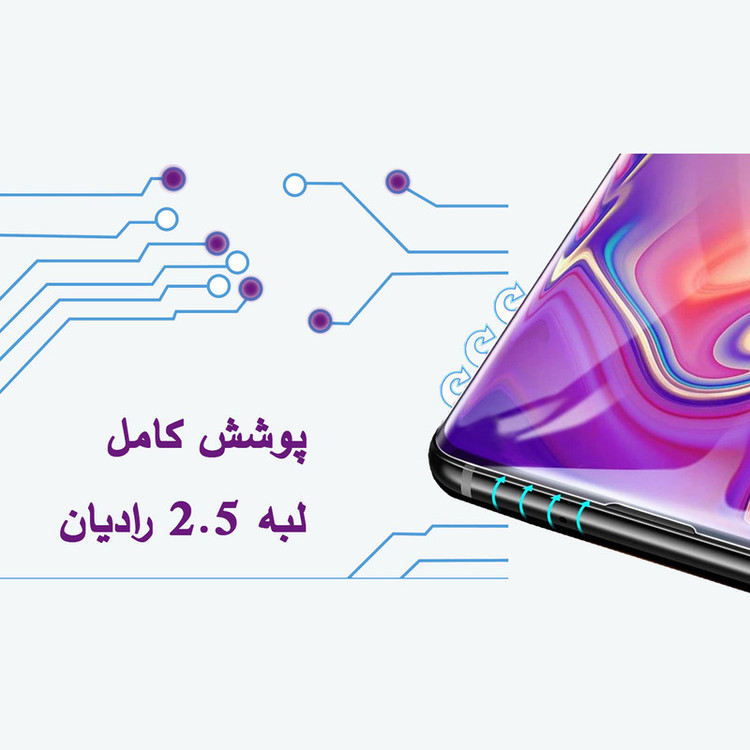 محافظ صفحه نمایش مدل FCRMP مناسب برای گوشی موبایل سامسونگ Galaxy A10 مجموعه دو عددی